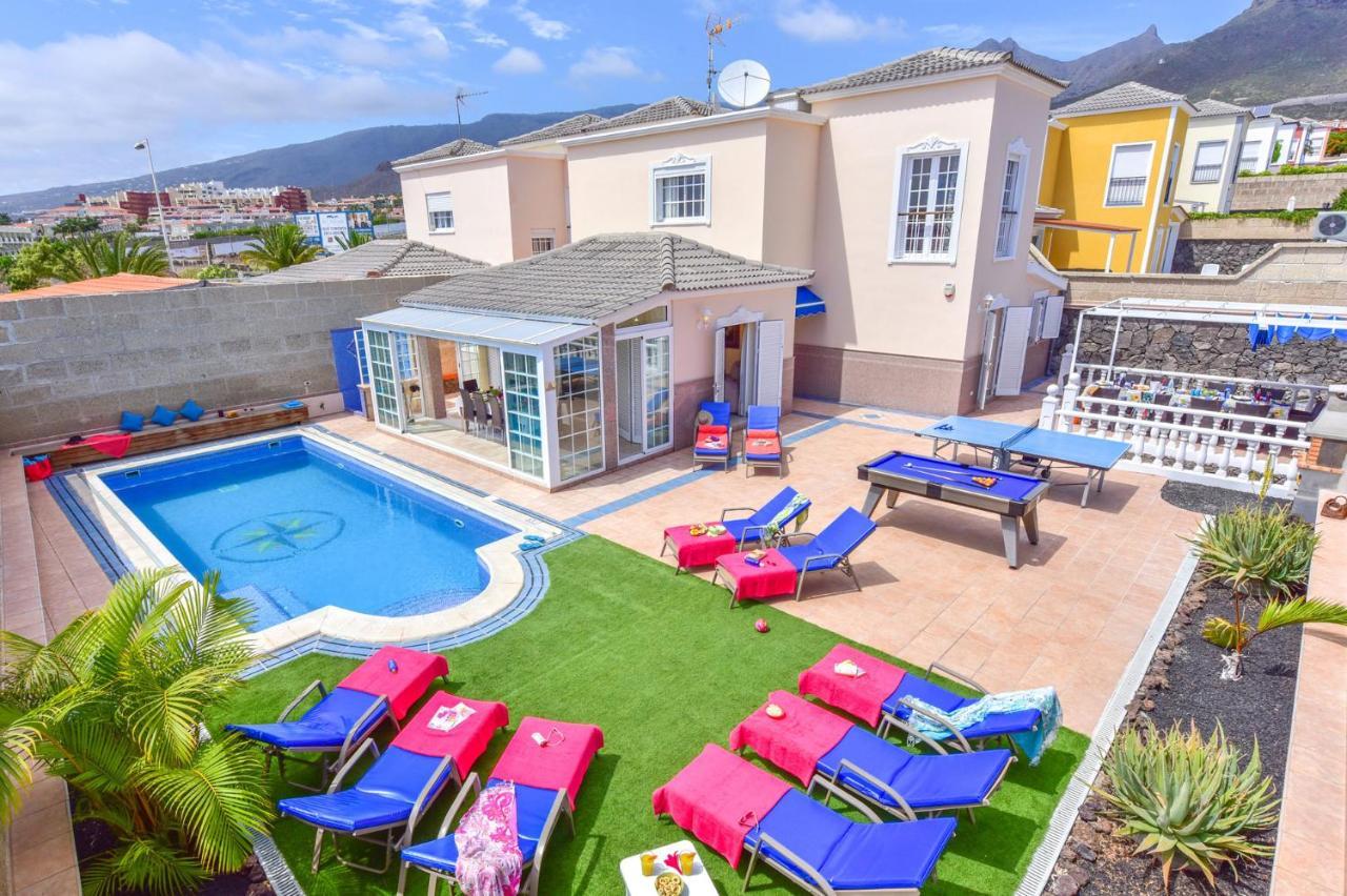 Villa Teide Sol Con Piscina Climatizada, Playa Fanabe, Costa Adeje Exteriör bild